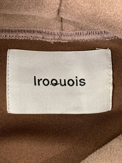【中古品】【メンズ】 IROQUOIS イロコイ TECH KNIT SUEDE HOODIE 179205 テック ニット スエード フーディー メンズ トップス プルオーバーパーカー 140-260731-em-52-min サイズ：3 カラー：スモーキーピンク 万代Net店