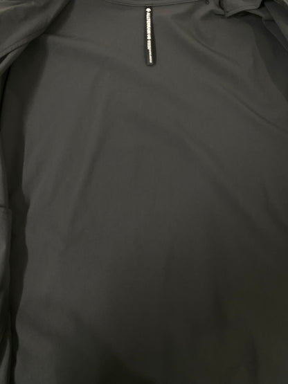 【中古品】【メンズ】 DESCENTE デサント TRACK JACKET DU6SJKI9M トラックジャケット アウター 148-260327-SH-25-min サイズ：M カラー：ブラック 万代Net店