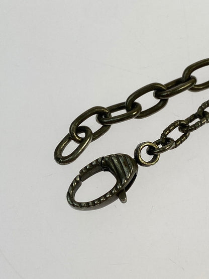 【中古品】【レディース】 GUCCI グッチ 461997 08202 8170 SNAKE RING PENDANT NECKLACE IN GOLD ネックレス アクセサリー 182-260329-AS-29-min カラー：ゴールド/シルバー 万代Net店