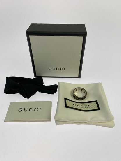 【中古品】【メンズ】 GUCCI グッチ 576993 J8400 0811 SQUARE G ARABESQUE SILVER RING 指輪 リング アクセサリー 182-260329-AS-23-min カラー：シルバー 万代Net店