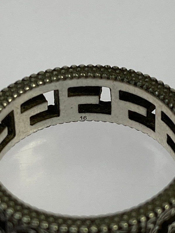 【中古品】【メンズ】 GUCCI グッチ 576993 J8400 0811 SQUARE G ARABESQUE SILVER RING 指輪 リング アクセサリー 182-260329-AS-23-min カラー：シルバー 万代Net店