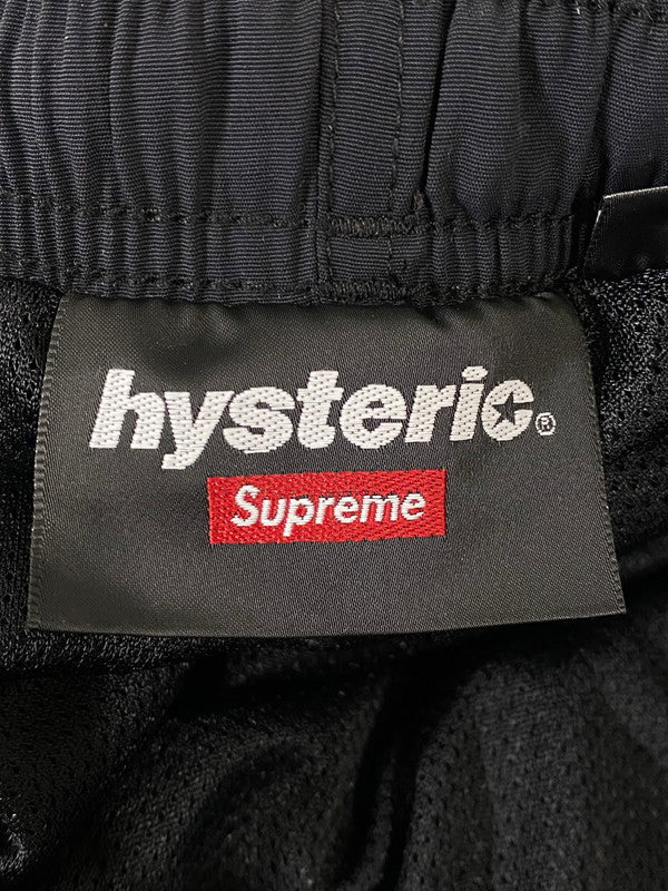 【中古品】【メンズ】 Supreme シュプリーム × HYSTERIC GLAMOUR ヒステリックグラマー TRACK PANTS トラックパンツ ボトムス 149-260327-SH-19-min サイズ：XL カラー：ブラック 万代Net店