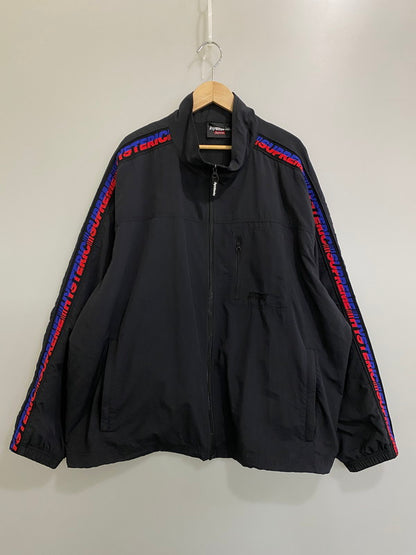 【中古品】【メンズ】 Supreme シュプリーム × HYSTERIC GLAMOUR ヒステリックグラマー TRACK JACKET トラックジャケット アウター 149-260327-SH-18-min サイズ：XXL カラー：ブラック 万代Net店