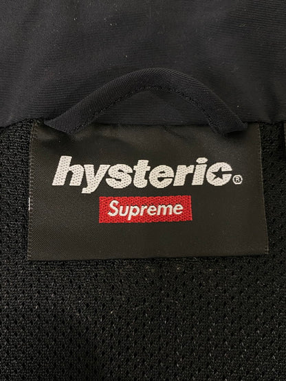 【中古品】【メンズ】 Supreme シュプリーム × HYSTERIC GLAMOUR ヒステリックグラマー TRACK JACKET トラックジャケット アウター 149-260327-SH-18-min サイズ：XXL カラー：ブラック 万代Net店