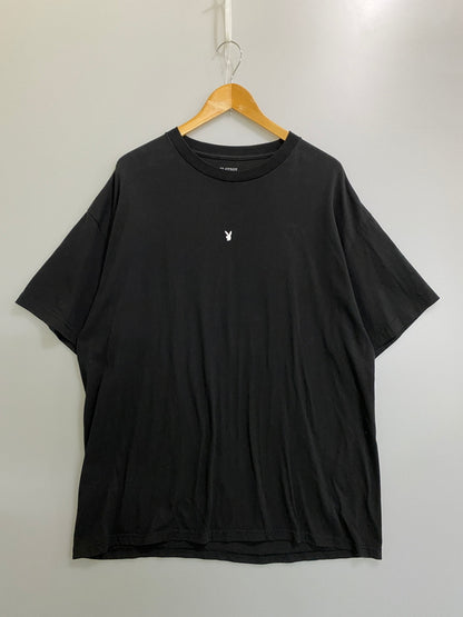 【中古品】【メンズ】 FRAGMENT DESIGN フラグメントデザイン × PLAYBOY PRINT TEE プレイボーイ プリントTシャツ 半袖Tシャツ トップス 142-260623-yn-05-min サイズ：XXL カラー：ブラック 万代Net店