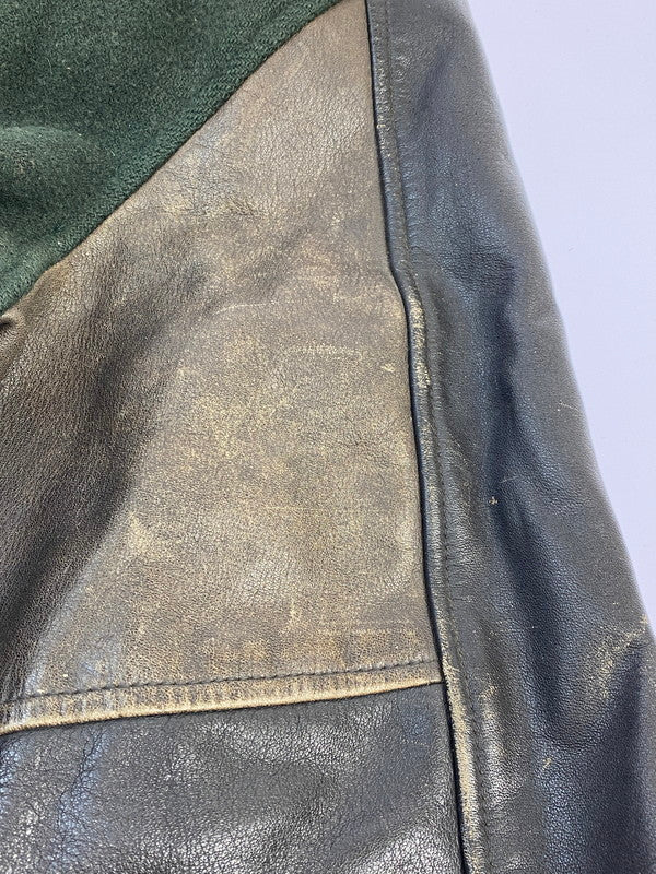 【現状渡し品】【メンズ】 MENS BIGI メンズビギ 80S STADIUM JACKET スタジアムジャケット 146-260331-zi-39-min サイズ：M カラー：モズグリーン 万代Net店