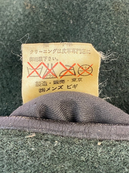 【現状渡し品】【メンズ】 MENS BIGI メンズビギ 80S STADIUM JACKET スタジアムジャケット 146-260331-zi-39-min サイズ：M カラー：モズグリーン 万代Net店