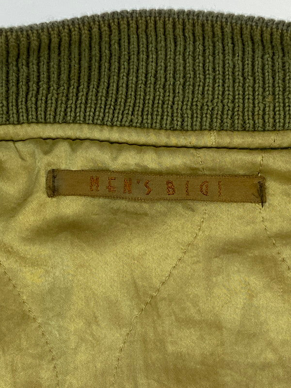 【現状渡し品】【メンズ】 MENS BIGI メンズビギ 80S STADIUM JACKET スタジアムジャケット 146-260331-zi-39-min サイズ：M カラー：モズグリーン 万代Net店