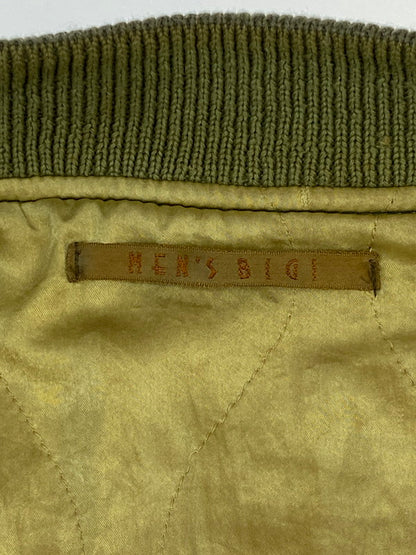 【現状渡し品】【メンズ】 MENS BIGI メンズビギ 80S STADIUM JACKET スタジアムジャケット 146-260331-zi-39-min サイズ：M カラー：モズグリーン 万代Net店