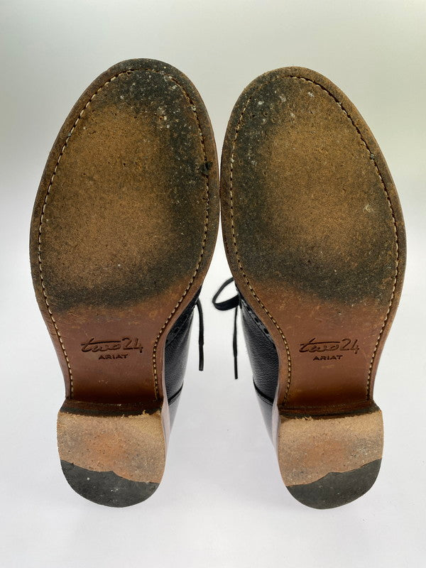 【現状渡し品】【メンズ】 TWO24 BY ARIAT トゥートゥエンティーフォーバイ アリアット レースアップブーツ 靴 シューズ 165-260329-AS-15-min サイズ：8D カラー：ブラック 万代Net店