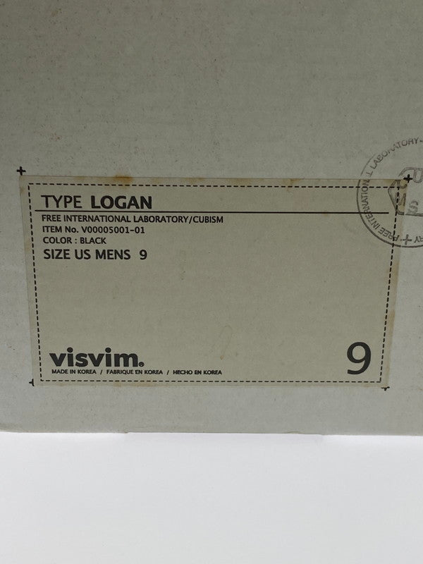 【現状渡し品】【メンズ】 VISVIM ビズビム TYPE LOGAN SNEAKER 靴 シューズ スニーカー ハイカット 163-260329-AS-14-min サイズ：US9 カラー：ブラック 万代Net店