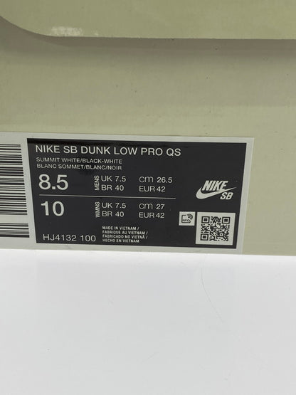 【未使用品】【メンズ】 NIKE ナイキ ×CSEF HJ4132-100 SB DUNK LOW PRO QS 靴 シューズ スニーカー 160-260329-AS-6-min サイズ：26.5cm カラー：SUMMIT WHITE/BLACK-WHITE 万代Net店