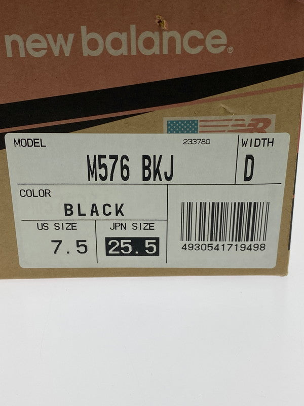 【現状渡し品】【メンズ/レディース】 NEW BALANCE ニューバランス M576 SNEAKERS 靴 シューズ スニーカー 162-260329-AS-12-min サイズ：25.5cm カラー：ブラック 万代Net店