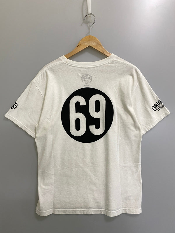 【中古品】【メンズ】 TENDERLOIN テンダーロイン T‐TEE 69 WHITE メンズ 半袖 Tシャツ ショートスリーブ 142-260630-hu-27-min サイズ：M カラー：ホワイト 万代Net店