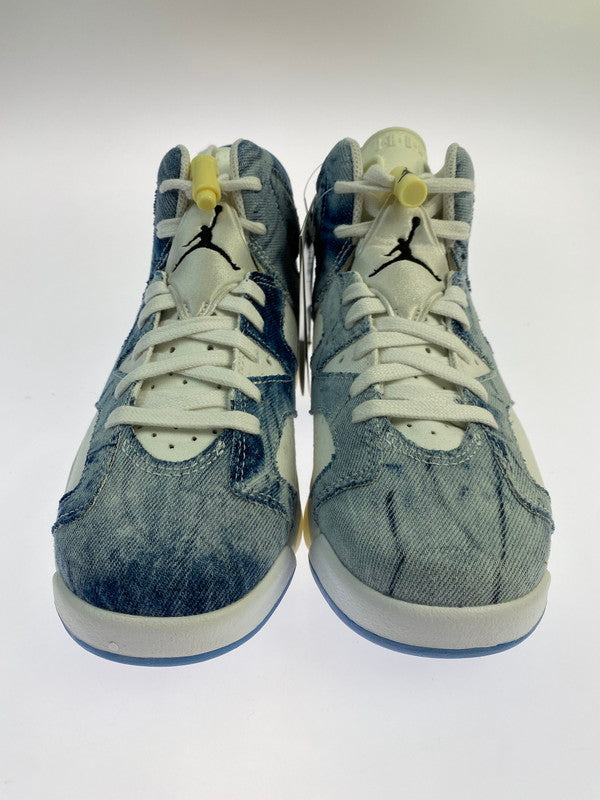【中古品】【レディース】 NIKE ナイキ DM9045-100 GS AIR JORDAN 6 靴 シューズ スニーカー 166-260329-AS-11-min サイズ：24.5cm カラー：WHITE/DUTCH BLUE-CITRON TINT 万代Net店
