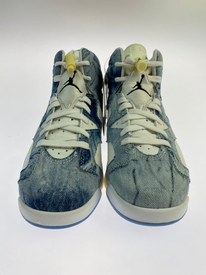 【中古品】【レディース】 NIKE ナイキ DM9045-100 GS AIR JORDAN 6 靴 シューズ スニーカー 166-260329-AS-11-min サイズ：24.5cm カラー：WHITE/DUTCH BLUE-CITRON TINT 万代Net店