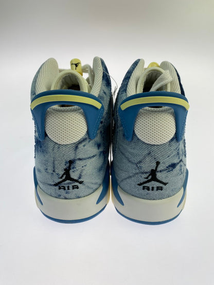 【中古品】【レディース】 NIKE ナイキ DM9045-100 GS AIR JORDAN 6 靴 シューズ スニーカー 166-260329-AS-11-min サイズ：24.5cm カラー：WHITE/DUTCH BLUE-CITRON TINT 万代Net店