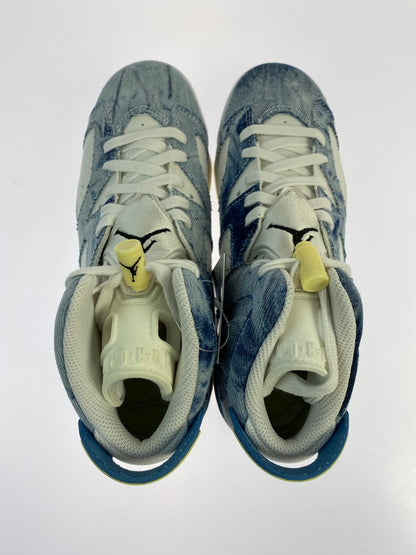 【中古品】【レディース】 NIKE ナイキ DM9045-100 GS AIR JORDAN 6 靴 シューズ スニーカー 166-260329-AS-11-min サイズ：24.5cm カラー：WHITE/DUTCH BLUE-CITRON TINT 万代Net店