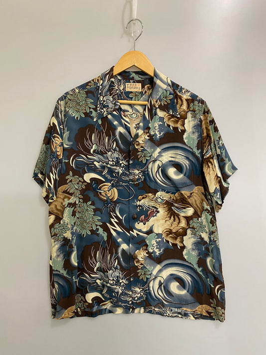 【中古品】【メンズ】 SUN SURF サンサーフ RAYON ALOHA SHIRT SS31212 レーヨンアロハシャツ トップス 145-260327-SH-24-min サイズ：M カラー：マルチカラー 万代Net店
