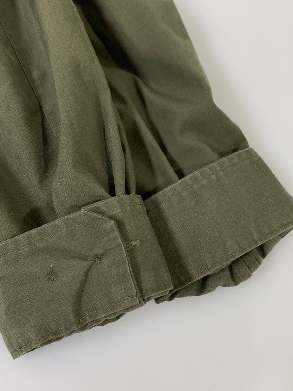 【中古品】【メンズ】 WTAPS ダブルタップス HUEY LS CTPL.WEATHER 222BRDT-SHM03 ヒューイ コットンポリエステル ウェザー ロングスリーブシャツ アウター 142-260328-SH-15-min サイズ：03 カラー：オリーブ 万代Net店