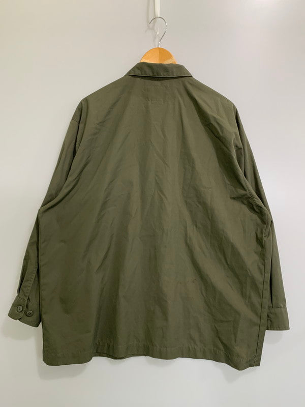 【中古品】【メンズ】 WTAPS ダブルタップス HUEY LS CTPL.WEATHER 222BRDT-SHM03 ヒューイ コットンポリエステル ウェザー ロングスリーブシャツ アウター 142-260328-SH-15-min サイズ：03 カラー：オリーブ 万代Net店