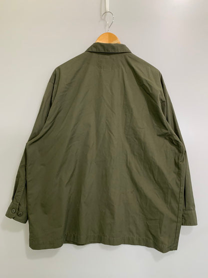 【中古品】【メンズ】 WTAPS ダブルタップス HUEY LS CTPL.WEATHER 222BRDT-SHM03 ヒューイ コットンポリエステル ウェザー ロングスリーブシャツ アウター 142-260328-SH-15-min サイズ：03 カラー：オリーブ 万代Net店