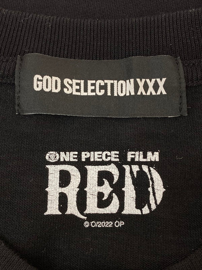 【中古品】【メンズ】 GOD SELECTION XXX ゴッドセレクショントリプルエックス × ONE PIECE FILM RED ワンピース フィルムレッド 別注 コラボ MONKEY D LUFFY TEE モンキー・D・ルフィ Tシャツ トップス 142-260328-SH-23-min サイズ：XL カラー：ブラック 万代Net店