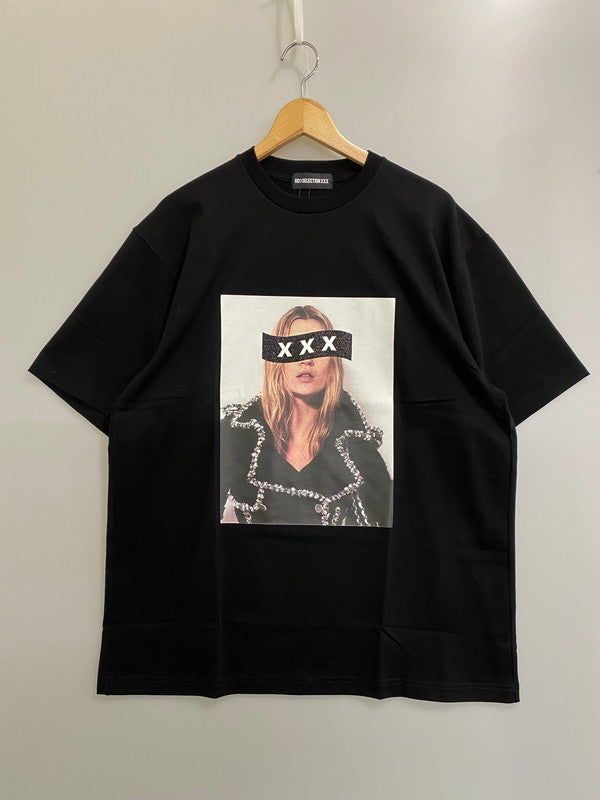 【中古品】【メンズ】 GOD SELECTION XXX ゴッド セレクション × FRAGMENT フラグメント KATE MOSS TEE GX-S23-10ST-02 ケイト・モス Tシャツ トップス 142-260327-SH-23-min サイズ：XL カラー：ブラック 万代Net店