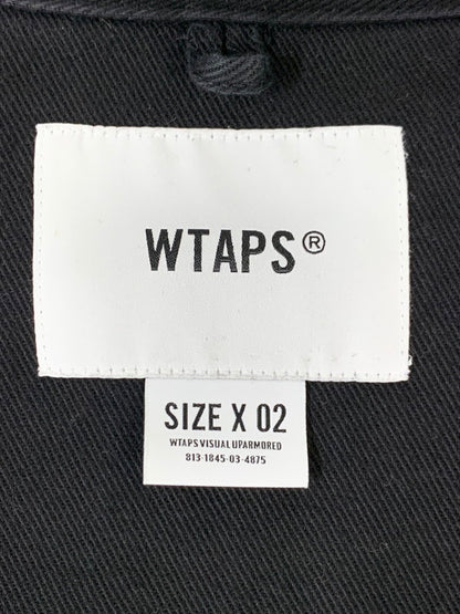 【中古品】【メンズ】 WTAPS ダブルタップス WCPO 02 LS COTTON TWILL SHIRT 222WVDT-SHM05 ロングスリーブ コットンツイルシャツ アウター 142-260328-SH-16-min サイズ：02 カラー：ブラック 万代Net店