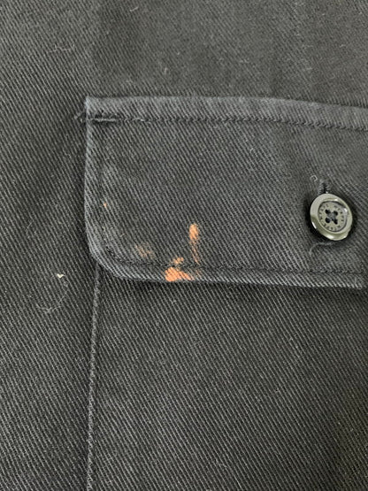 【中古品】【メンズ】 WTAPS ダブルタップス WCPO 02 LS COTTON TWILL SHIRT 222WVDT-SHM05 ロングスリーブ コットンツイルシャツ アウター 142-260328-SH-16-min サイズ：02 カラー：ブラック 万代Net店