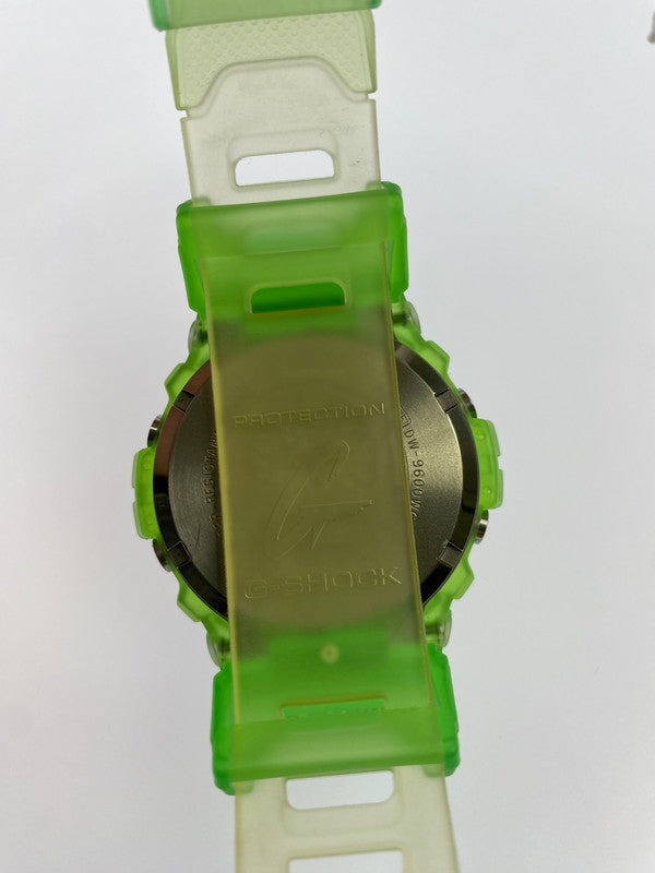 【中古美品】【メンズ】 G-SHOCK ジーショック DW9600-WC 世界サンゴ礁保護協会 デジタル腕時計 196-260329-AS-33-min カラー：グリーン 万代Net店