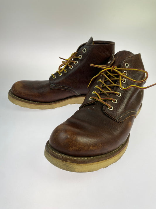 【現状渡し品】【メンズ】 RED WING レッドウィング 8196 CLASSIC ROUND TOE BOOTS 靴 シューズ ブーツ 164-260329-AS-50-min サイズ：26.5cm カラー：ブラウン 万代Net店