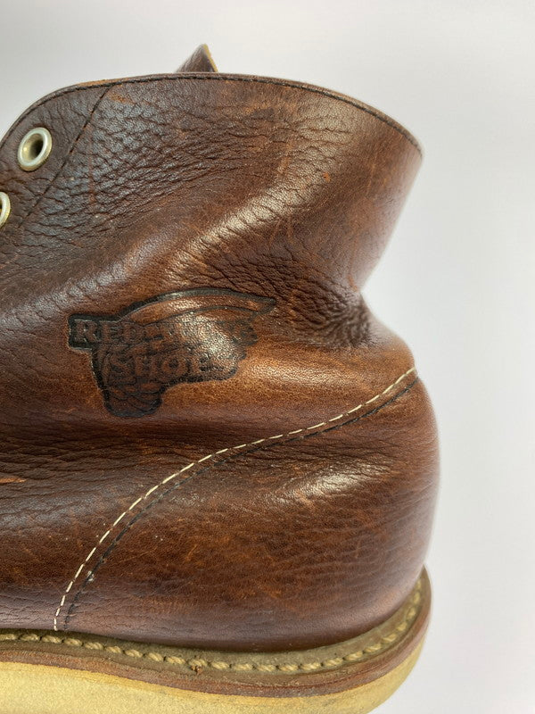 【現状渡し品】【メンズ】 RED WING レッドウィング 8196 CLASSIC ROUND TOE BOOTS 靴 シューズ ブーツ 164-260329-AS-50-min サイズ：26.5cm カラー：ブラウン 万代Net店