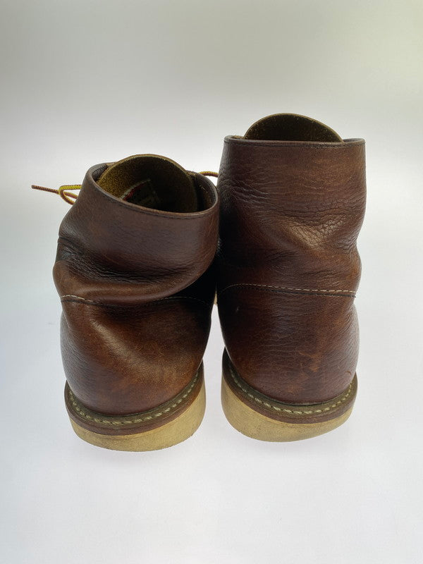 【現状渡し品】【メンズ】 RED WING レッドウィング 8196 CLASSIC ROUND TOE BOOTS 靴 シューズ ブーツ 164-260329-AS-50-min サイズ：26.5cm カラー：ブラウン 万代Net店