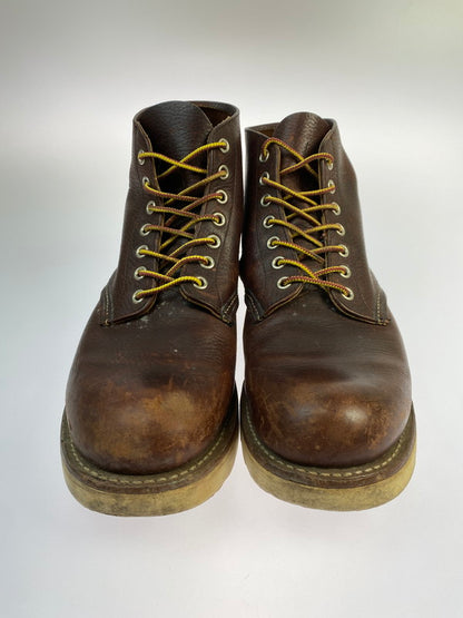 【現状渡し品】【メンズ】 RED WING レッドウィング 8196 CLASSIC ROUND TOE BOOTS 靴 シューズ ブーツ 164-260329-AS-50-min サイズ：26.5cm カラー：ブラウン 万代Net店
