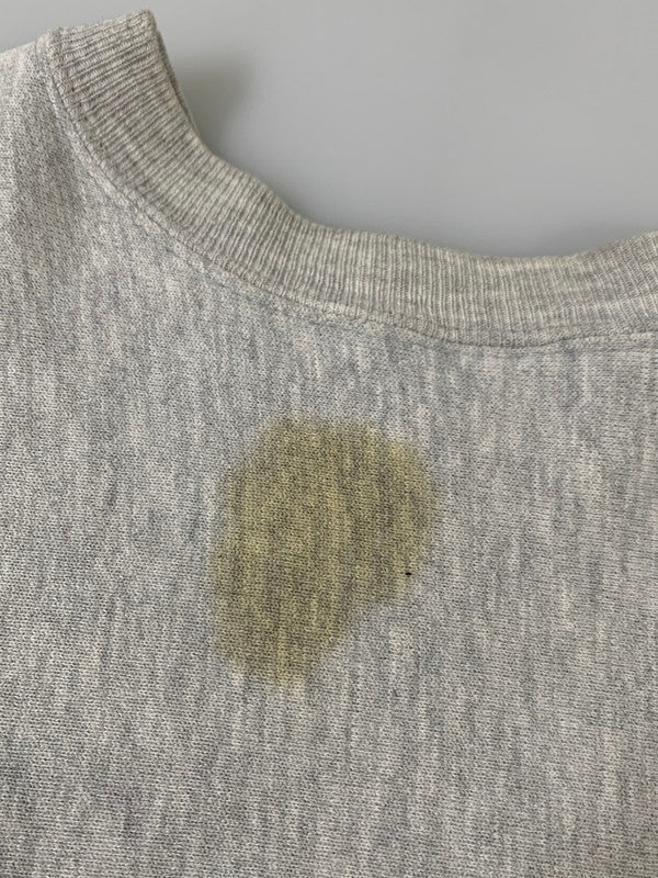 【中古品】【メンズ】 Champion チャンピオン 90’s 刺繍タグ "WESLEYAN" REVERSE WEAVE SWEATSHIRT 90年代 ウェズリアン リバースウィーブ スウェットシャツ トップス 146-260328-SH-05-min サイズ：L カラー：グレー 万代Net店