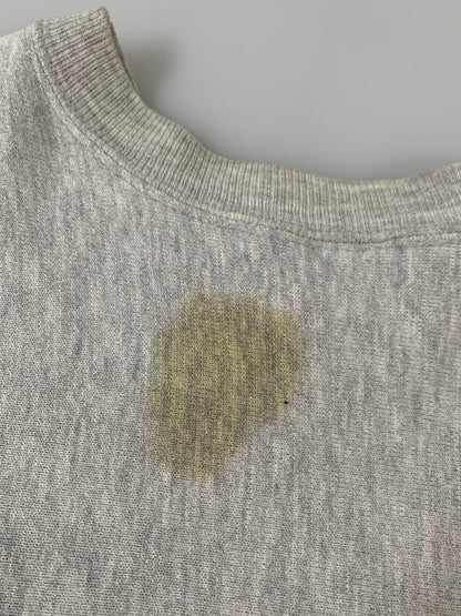 【中古品】【メンズ】 Champion チャンピオン 90’s 刺繍タグ "WESLEYAN" REVERSE WEAVE SWEATSHIRT 90年代 ウェズリアン リバースウィーブ スウェットシャツ トップス 146-260328-SH-05-min サイズ：L カラー：グレー 万代Net店
