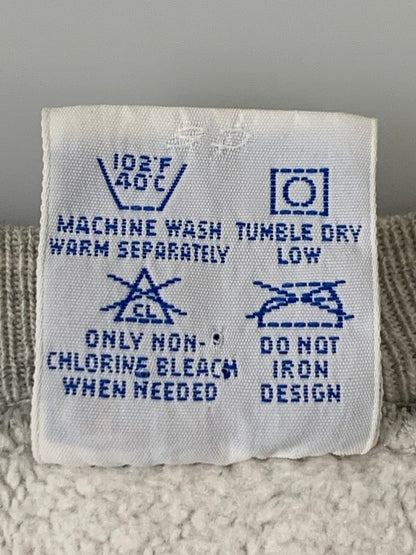 【中古品】【メンズ】 Champion チャンピオン 90’s 刺繍タグ "WESLEYAN" REVERSE WEAVE SWEATSHIRT 90年代 ウェズリアン リバースウィーブ スウェットシャツ トップス 146-260328-SH-05-min サイズ：L カラー：グレー 万代Net店