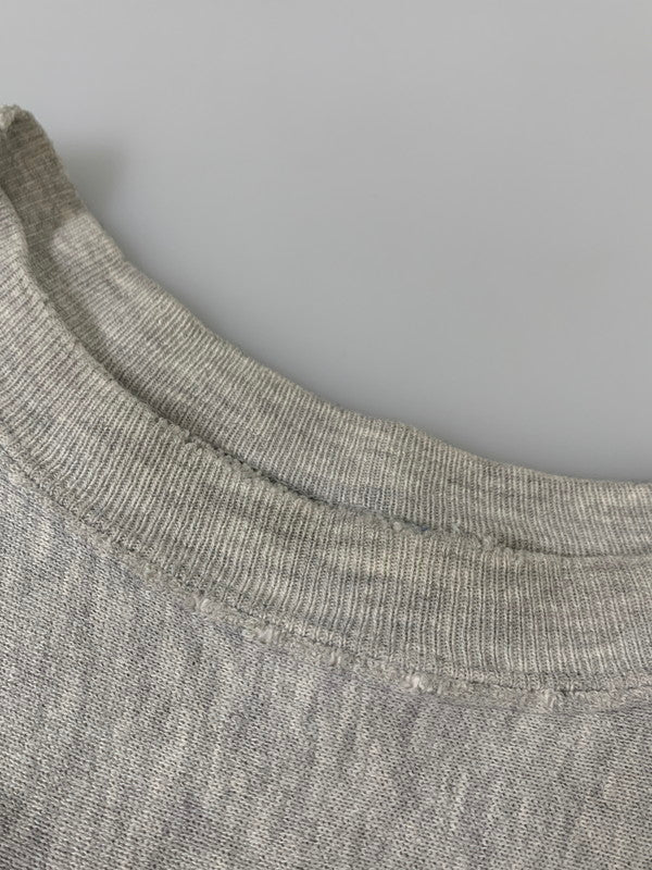 【中古品】【メンズ】 Champion チャンピオン 90’s 刺繍タグ "WESLEYAN" REVERSE WEAVE SWEATSHIRT 90年代 ウェズリアン リバースウィーブ スウェットシャツ トップス 146-260328-SH-05-min サイズ：L カラー：グレー 万代Net店