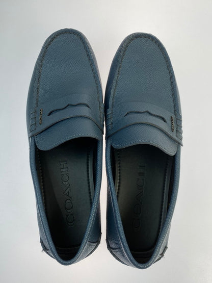 【中古品】【メンズ/レディース】 COACH コーチ FG2386 MOTT DRIVER モット ドライバー 靴 シューズ スリッポン 183-260329-AS-55-min サイズ：US8D カラー：ネイビー 万代Net店