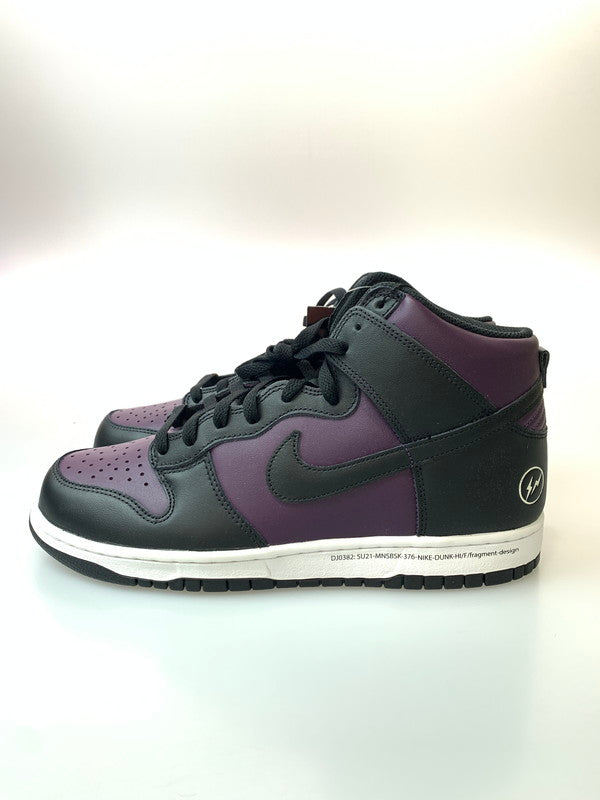 【中古美品】【メンズ】 FRAGMENT DESIGN フラグメントデザイン ×NIKE ナイキ DJ0382-600 DUNK HI F 靴 シューズ スニーカー SNEAKER 160-260331-zi-07-min サイズ：28.5cm カラー：WINE/BLACK-WHITE 万代Net店