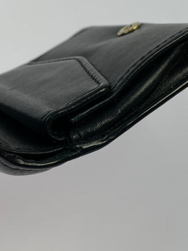【中古品】【メンズ/レディース】 JIMMY CHOO ジミーチュウ JC LOGO 二つ折り財布 181-260713-KS-09-min カラー：ブラック 万代Net店