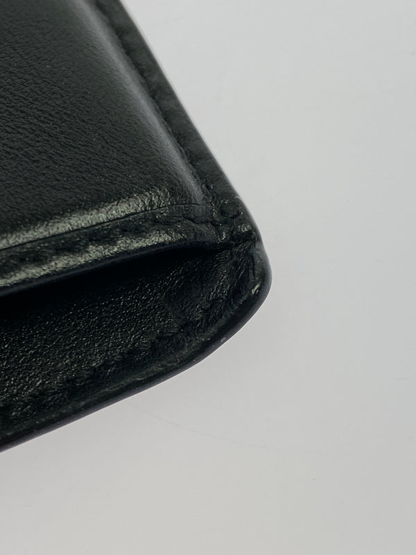 【中古品】【メンズ/レディース】 JIMMY CHOO ジミーチュウ JC LOGO 二つ折り財布 181-260713-KS-09-min カラー：ブラック 万代Net店