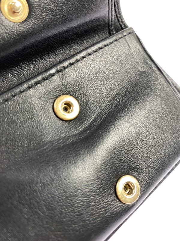 【中古品】【メンズ/レディース】 JIMMY CHOO ジミーチュウ JC LOGO 二つ折り財布 181-260713-KS-09-min カラー：ブラック 万代Net店