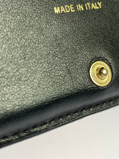 【中古品】【メンズ/レディース】 JIMMY CHOO ジミーチュウ JC LOGO 二つ折り財布 181-260713-KS-09-min カラー：ブラック 万代Net店