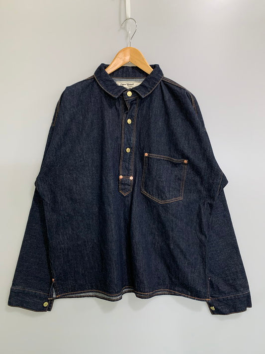 【中古品】【メンズ】 BACKERS バッカーズ DENIM PULLOVER JACKET A-05088 デニムプルオーバージャケット アウター 145-260330-SH-06-min サイズ：M カラー：インディゴ 万代Net店