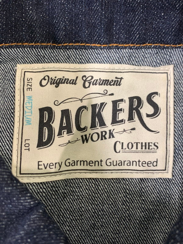 【中古品】【メンズ】 BACKERS バッカーズ DENIM PULLOVER JACKET A-05088 デニムプルオーバージャケット アウター 145-260330-SH-06-min サイズ：M カラー：インディゴ 万代Net店