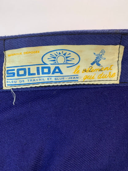 【現状渡し品】【メンズ】 SOLIDA ソリダ 70S WORK PANTS 70年代 ワークパンツ メンズ ボトムス 157-260709-hu-31-min サイズ：不明 カラー：青紫 万代Net店