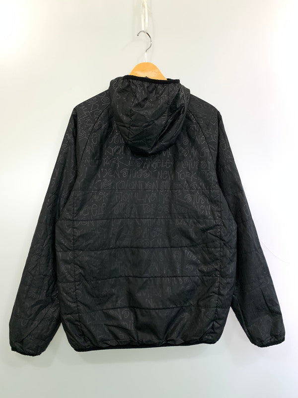 【中古品】【メンズ】 STUSSY ステューシー WORLD TOUR REVERSIBLE DOWN JACKET リバーシブル ダウンジャケット 142-260331-zi-30-min サイズ：M カラー：ブラック 万代Net店