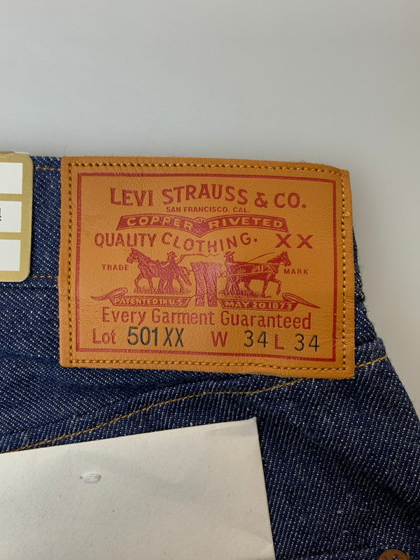 【中古美品】【メンズ】 LEVI'S VINTAGE CLOTHING リーバイスビンテージクロージング PC9-90501-0022 1890MODEL 501XX DENIM PANTS デニムパンツ ボトムス 156-260331-zi-17-min サイズ：34×34 カラー：インディゴ 万代Net店